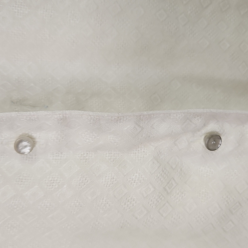 1970s Vintage Linen Men's Nordstrom Button Down 15/33 - Picture 3 of 9